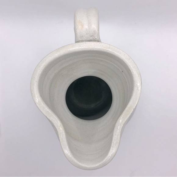 Vintage 1990's Williambsburg Pottery Hand Thrown Pitcher Vase - Picture 5 of 6